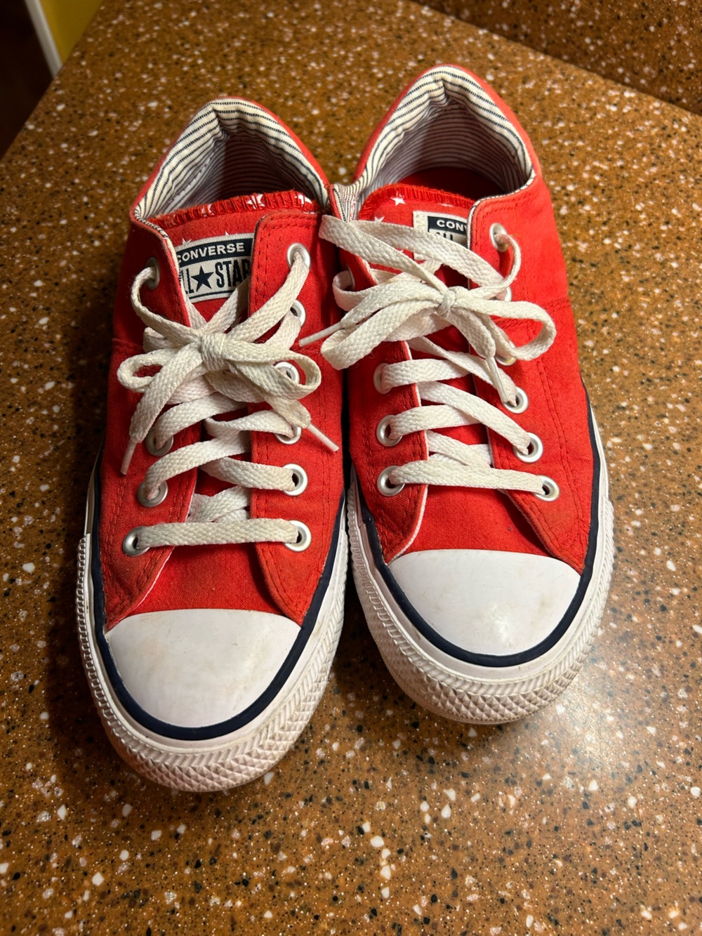 Converse Women’s Red Low Top Sneakers